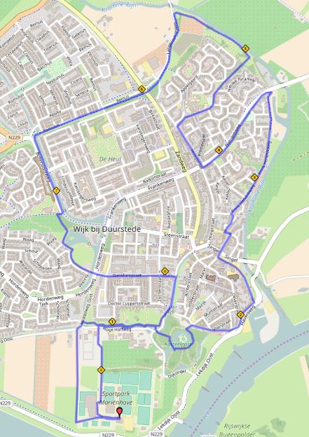 P 10 KM DONDERDAG 8 juni WIJK BIJ DUURSTEDE Start : Vanaf Sportpark Mariënhoeve Tijd: Tussen 18.00-18.30 uur Bij problemen bel: 06 1537 7575 Volg de RODE pijlen 1.