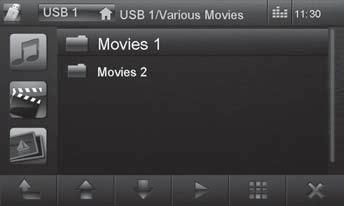 Mediaweergave DVD/CD/USB/SDHC/iPod Audioweergave van ipod /iphone : ] Herhaalfunctie REPEAT starten en weer beeindigen. De REPEAT-modus schakelt elke keer wanneer op de knop ] wordt gedrukt.