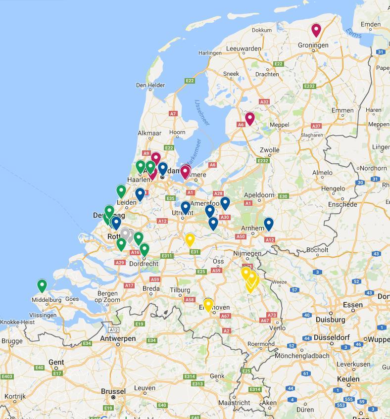 Praktijkvoorbeelden Vele voorbeelden volgen nog: 152 projecten 62