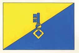 voor de gemeente Etten-Leur. De kleuren van de vlag komen overeen met het toen herziene gemeentewapen.