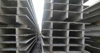 Dakelementen (TT) in voorgespannen beton Algemene beschrijving Waarom TT-dakelementen kiezen De TT-dakelementen in voorgespannen beton worden gevormd door 3 ribben met een tussenafstand van 800 mm as