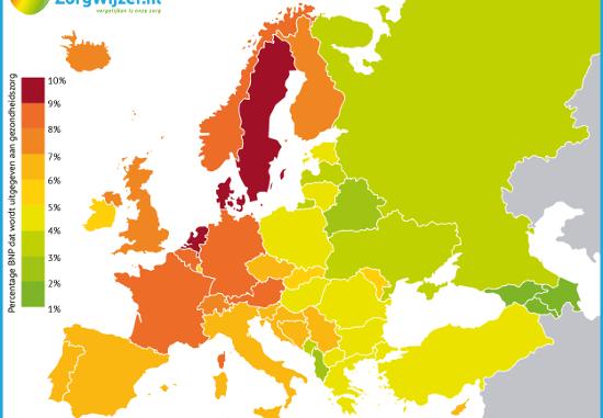 Zorgkosten NL bijna hoogste van Europa zorgwijzer.nl : De zorgkosten per hoofd van de bevolking in NL zijn bijna het hoogst van heel Europa.