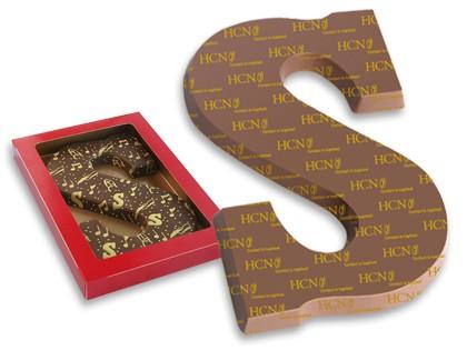 5) Artikel: CL016+ Luxe chocolade Spuitletter met Logo Artikel: CLFT004 Transfer chocoladeletter met Logo 2.