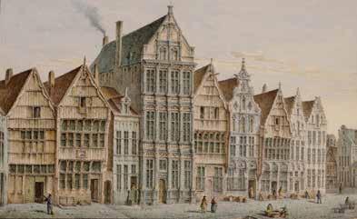 Restauratiecampagne In Den Grooten Zalm (1610) en Den Kleinen Zalm (1680) Schoeffer en Fontaine vermelden in hun publicaties een grote restauratie rond 1611, waarbij nieuwe beelden op de geveltop