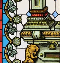 De grote bouwhistorische waarde van de glasramen - laat 19de-eeuws gebrandschilderd glas in de zijbeuken en 18de-eeuws of zelfs 17deeeuws glas in de lichtbeuk - maakte een bijzondere aanpak