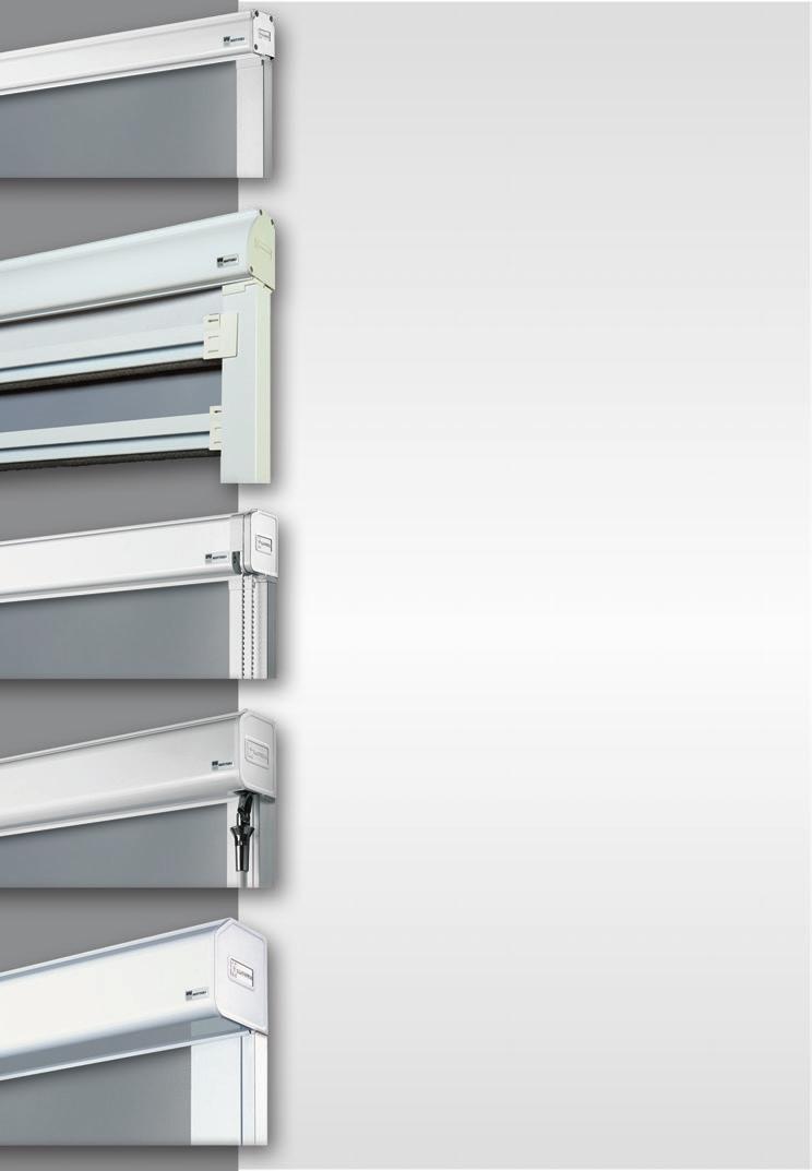 DESIGN ET TECHNOLOGIE Rollbox n est pas seulement une protection solaire, mais un complément de décoration, d un design simple et linéaire.