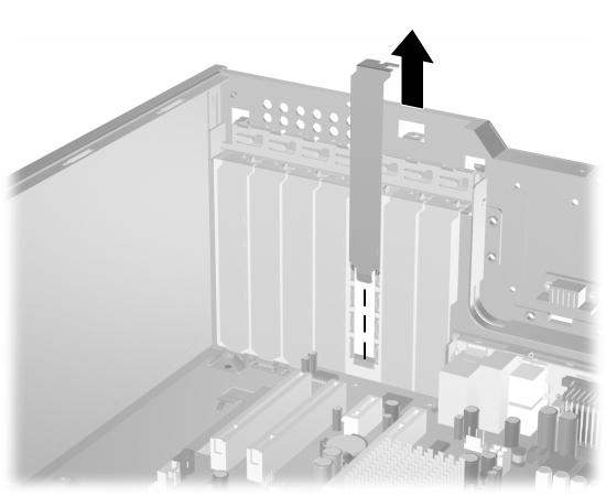 Hardware-upgrades 7. Voordat u een uitbreidingskaart installeert, verwijdert u het af