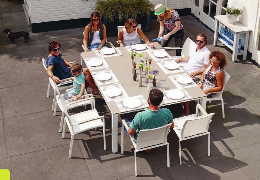 CONCEPT tafels De Concept tafel is geheel naar eigen wens samen te stellen, u kunt kiezen uit diverse framekleuren en tafelbladen.