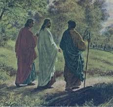 Teleurgesteld. Jezus zelf komt naar hen toe en loopt met hen mee, al zien ze het zelf nog niet.