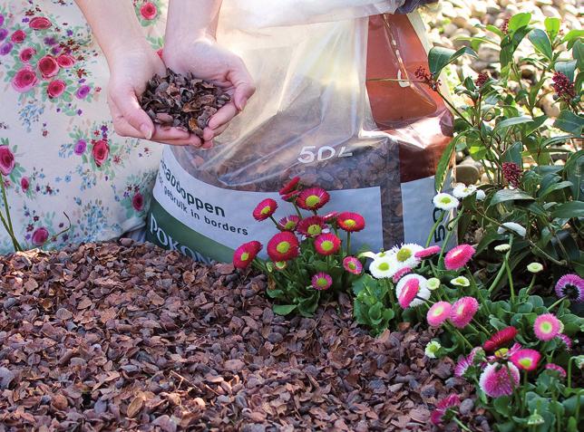 Decoratief Of het nu gaat om een mooi tuinpad, decoratie tussen vaste planten of het natuurlijk afdekken onder speeltoestellen.