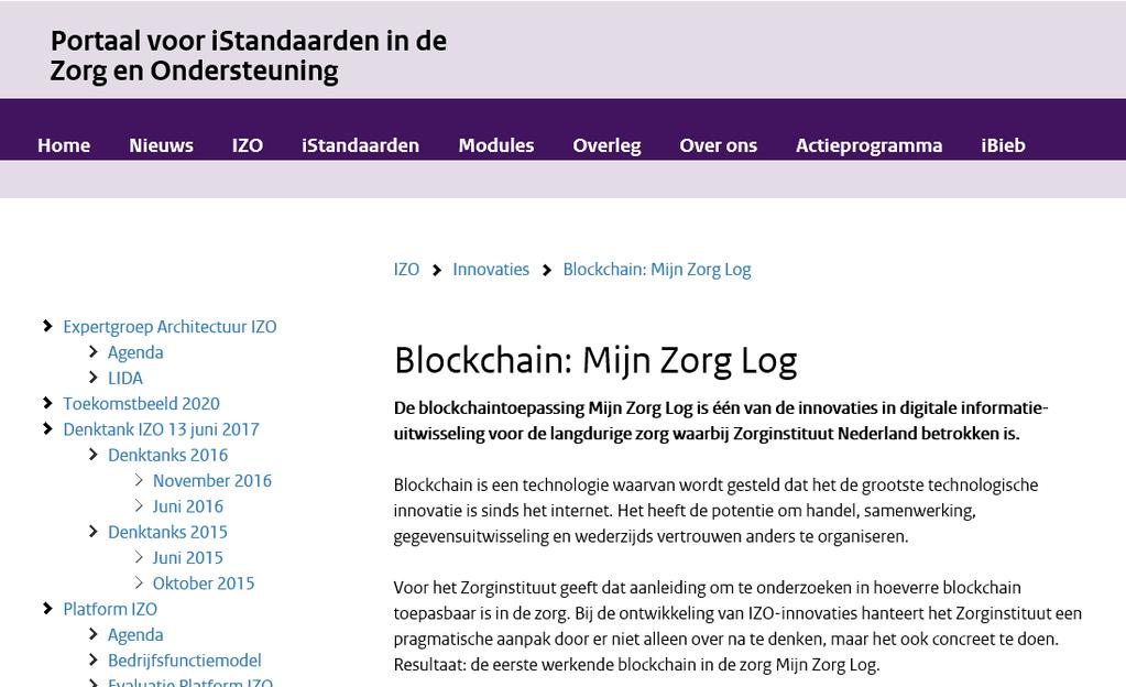 (Discipl) VNG-KING Blockchain pilots Meer informatie Doorontwikkeling Blockchain : https://www.