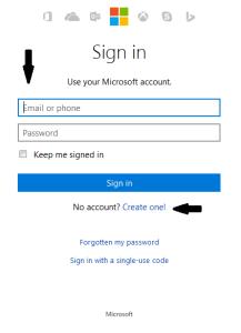 Hier kunt u zich aanmelden met uw Microsoft Account (gmail, live, hotmail, outlook etc.). Als u geen account heeft kunt u eenvoudig een account aanmaken. 5. Klik nogmaals op de button Upload.