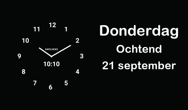 DayClocks 7 4 Aan de slag! 4.1 De DayClock de eerste keer gebruiken U kunt gelijk met de DayClock aan de slag! De datum en tijdweergave zijn al ingesteld. 1. Houd de kleine aan-uit knop ca.