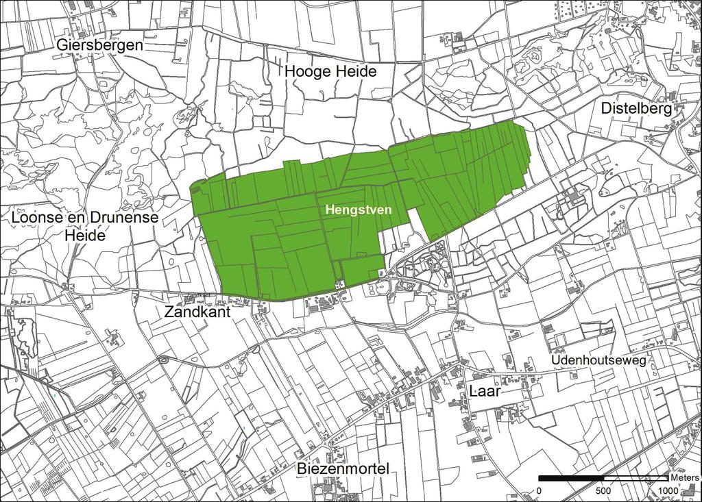 Sovon-rapport 2015/23 2. Beschrijving van het gebied Het Hengstven ligt in de provincie NoordBrabant en is in eigendom van de Vereniging Natuurmonumenten sinds 2000.