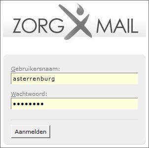 Activeren ZorgMail account 1 1 Ga naar: https://www.zorgmail.