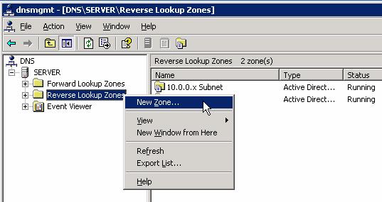 Aanmaken Reverse Lookup Zone op DNS server In sommige gevallen zal het zoeken via LDAP erg traag kunnen verlopen, in die