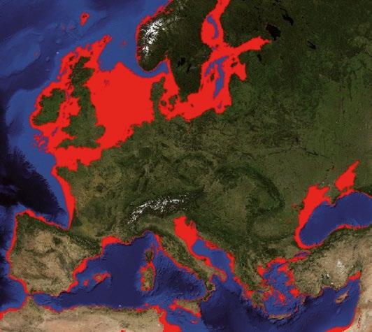 Zeespiegelschommelingen De menselijke aanwezigheid in de Noordzee volgde het ritme van de ijstijden en tussenijstijden.