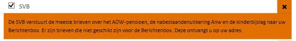 15 Op MijnOverheid wordt dus verwezen naar de informatie onder het icoontje bij de betreffende instelling.