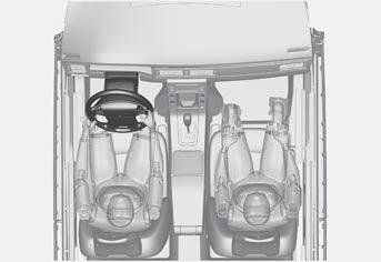 01 Veiligheid Airbagsysteem (SRS) 01 Waarschuwingssymbool op instrumentenpaneel 0 1 o WAARSCHUWING Als het waarschuwingslampje voor het airbagsysteem blijft branden of tijdens het rijden korte tijd