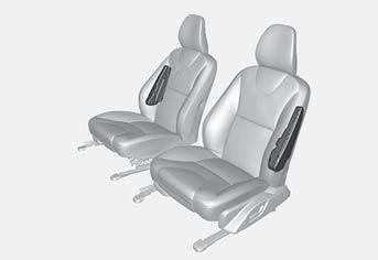 01 Veiligheid 01 SIPS-airbags (zij-airbags) SIPS-airbag Bij een aanrijding in de zij wordt een groot deel van de botskracht door het SIPS-systeem (Side Impact Protection System) over balken, stijlen,