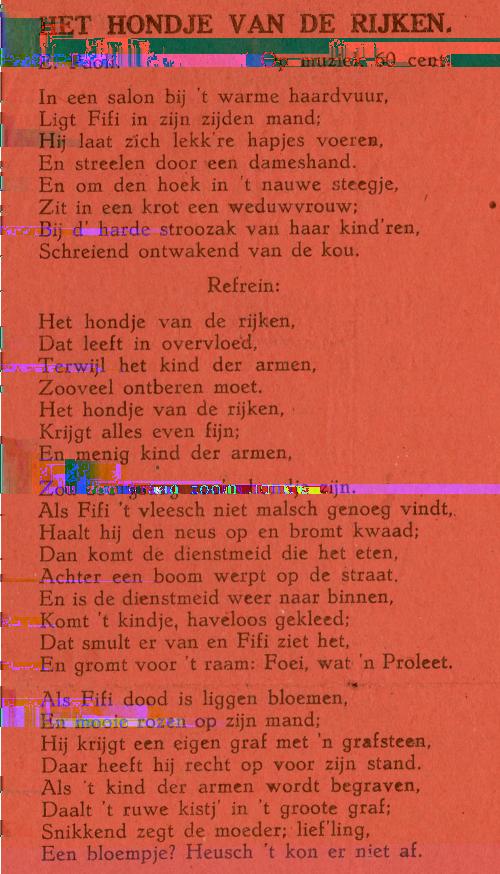 Het hondje van de rijken - Kees Pruis en Stella Seemer - 78T (fragment) Het lied