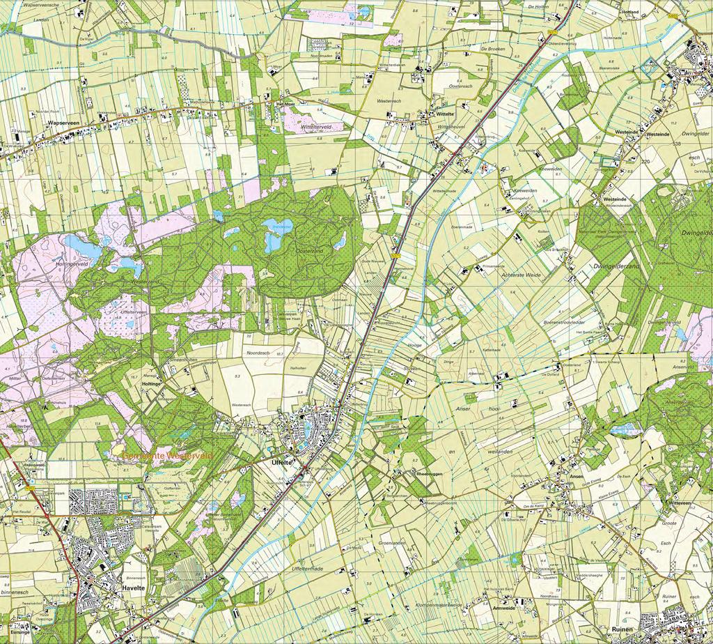 Uffelte-Rheebruggen en de bossen 2 77 7 79 8 03 52 Holtinge 9 Uffelte 1 50 10 12 2 Havelte 11 Tik op de