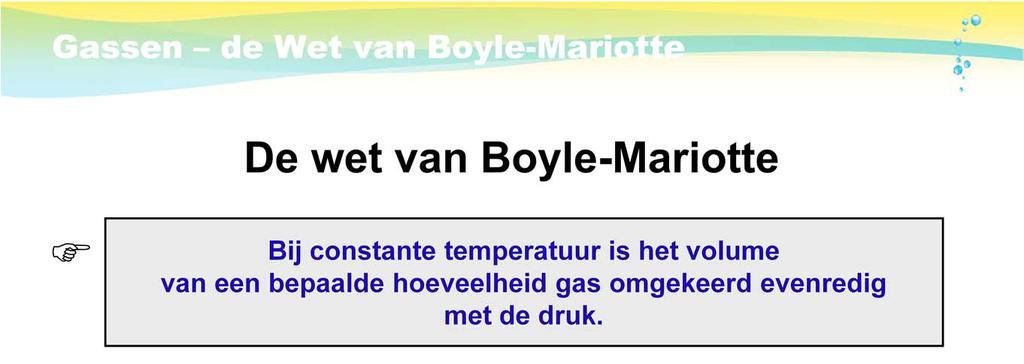 Bij constante temperatuur