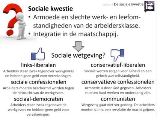 #socialekwestie In Nederland kwamen met de liberale kabinetten rond 1900 de eerste sociale wetten tot stand, zoals de
