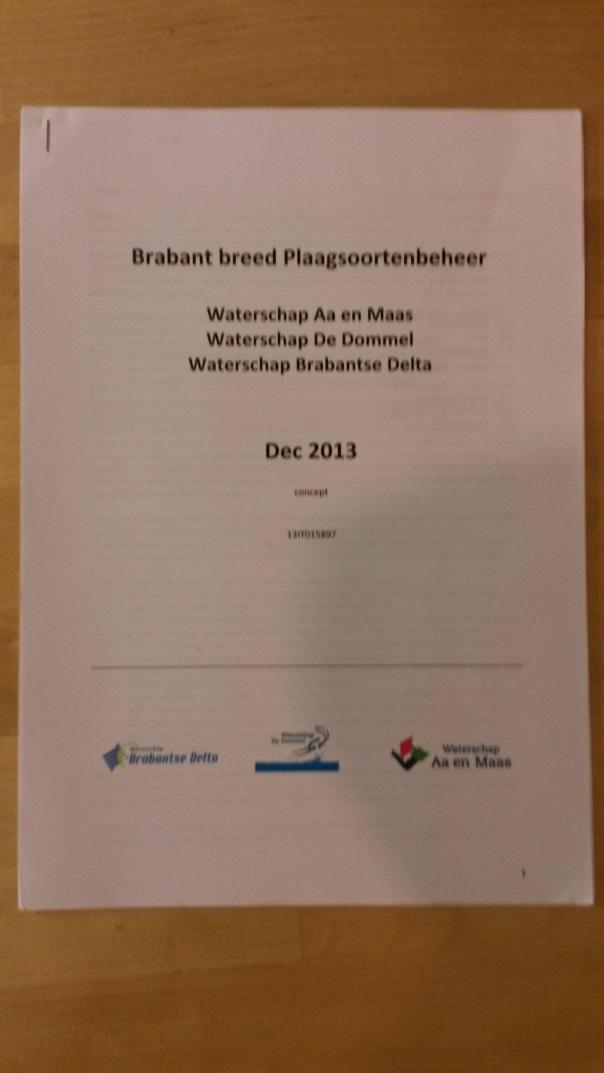Beleid voor bestrijding van plaagsoorten bij WSBD Aanleiding: Grensoverschrijdend project (INTERREG) om