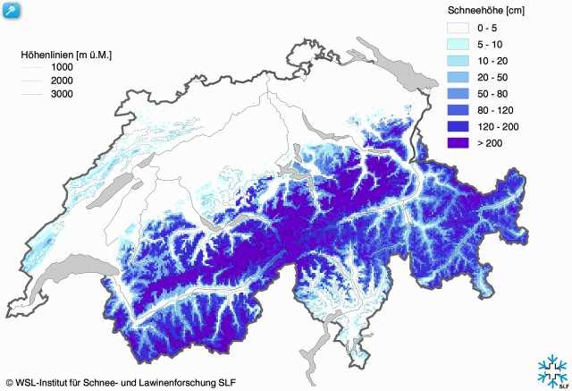 Rijn De afvoer van de Rijn wordt in het voorjaar in grote mate bepaald door het smelten van sneeuw en gletsjers in de Alpen in combinatie met neerslag en toevoer vanuit het grondwater in het Duitse