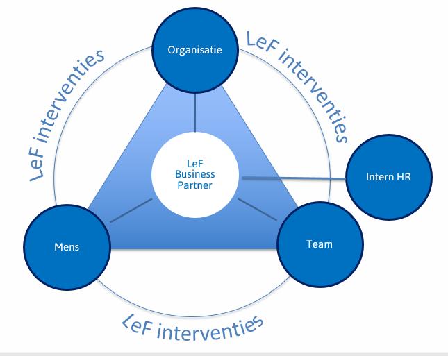 Vandaar dat wij vanuit het verkregen inzicht per succesfactor (individuele kenmerken; verbindingen en vertrouwen; organisatorische kenmerken) mogelijk diverse interventies combineren.