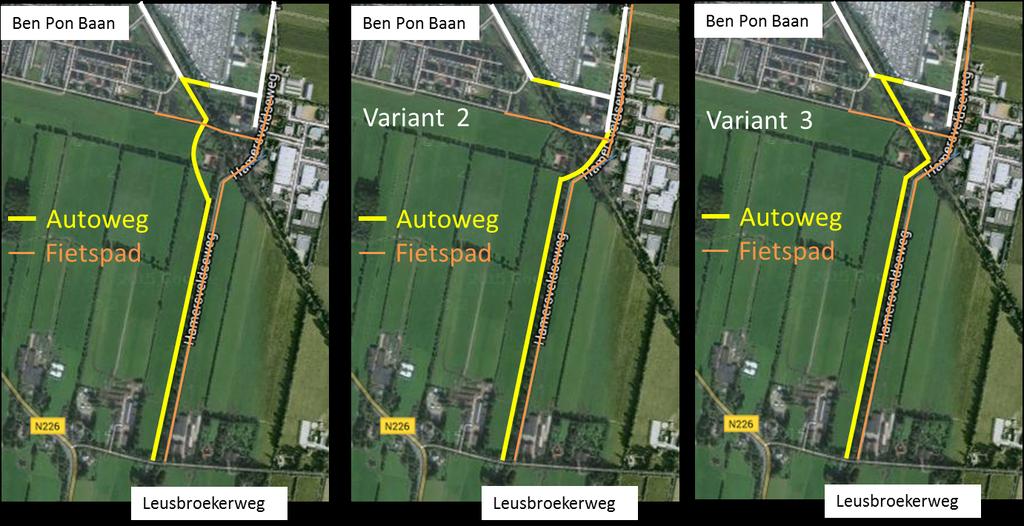 Denktank Hamersveldseweg Zuid " Het Bedrijventerrein Ambachtsweg kan dan wel via de Grasdrogerijweg direct ontsloten worden op de Ben Pon-Baan (en kan van daaruit of richting noord/a28/leusden; of