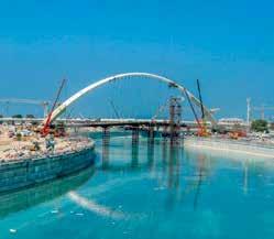 EEN TECHNISCHE KRACHTTOER Het kanaal van Dubai is de verwezenlijking van de droom van de man die aan de wieg stond van het moderne Dubai, Z.H. Sjeik Rashid bin Saeed Al Maktoum.