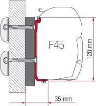 83,00 KIT F45 DETHLEFFS GLOBEBUS 3 beugels 12 cm