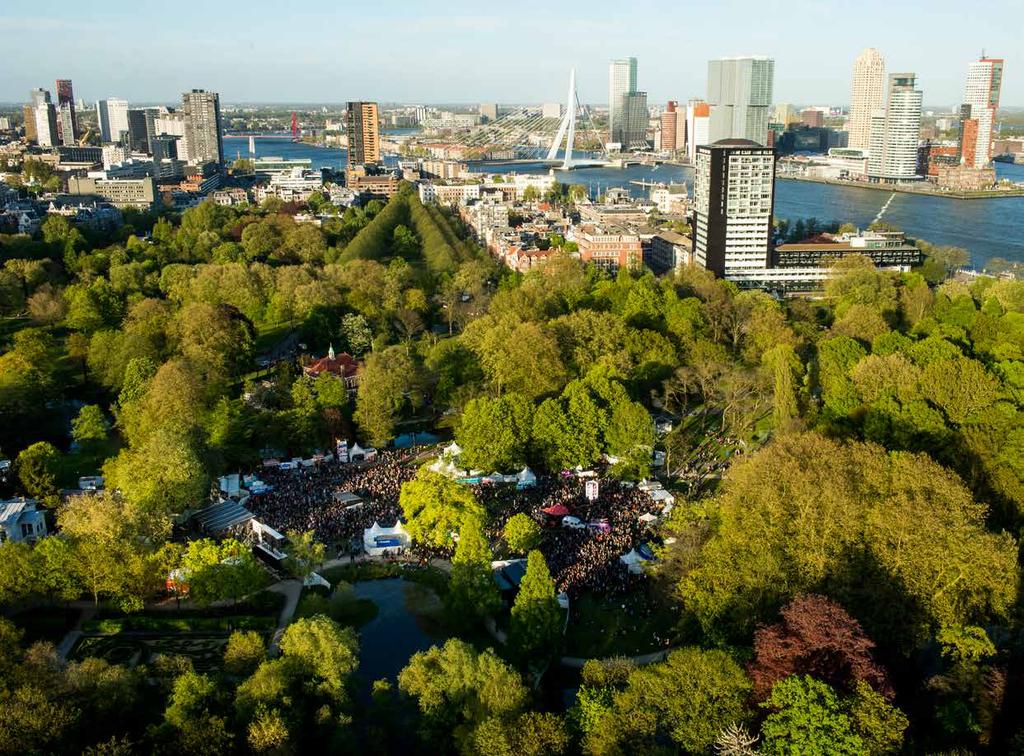 Bevrijdingsfestival Marco De Swart Locatieprofiel het park oase van rust, ontspanning en vertier Voor de meest gebruikte evenementenlocaties in Rotterdam zijn locatieprofielen beschreven.