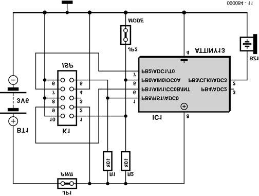 Met een kleine AVR-microcontroller uit de voorraadbak en een buzzer kon het experimenteren beginnen.