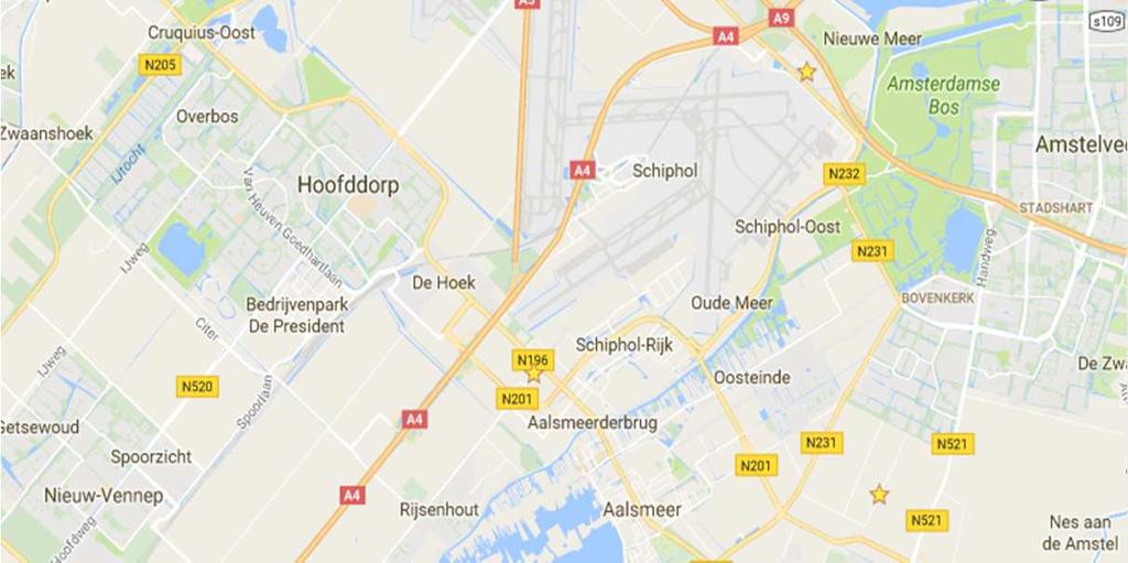 Logistics Park (nieuw) Amstelveen, Meerlandenweg(nieuw) Sluiting Lisse en