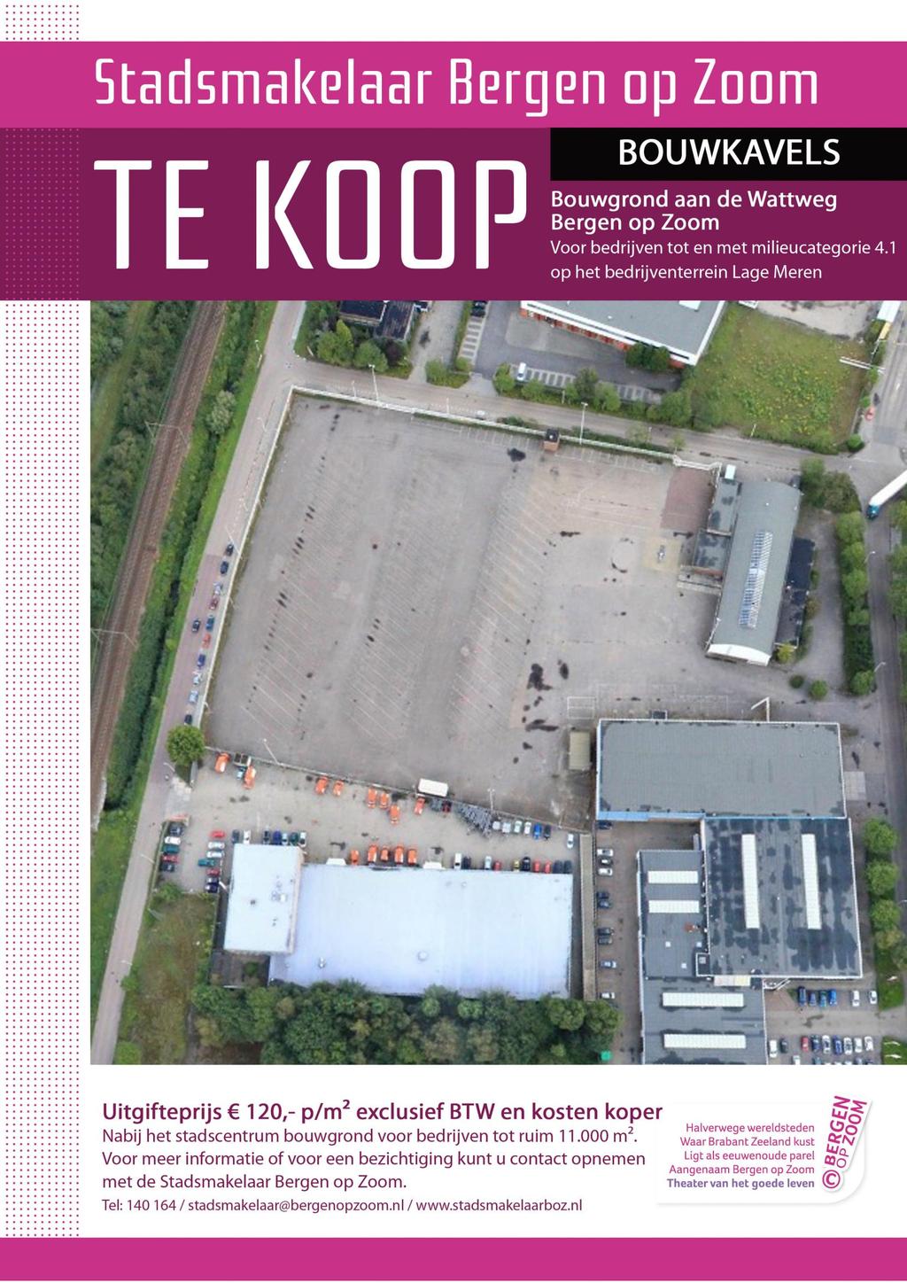 Verkoopbrochure bedrijfskavels