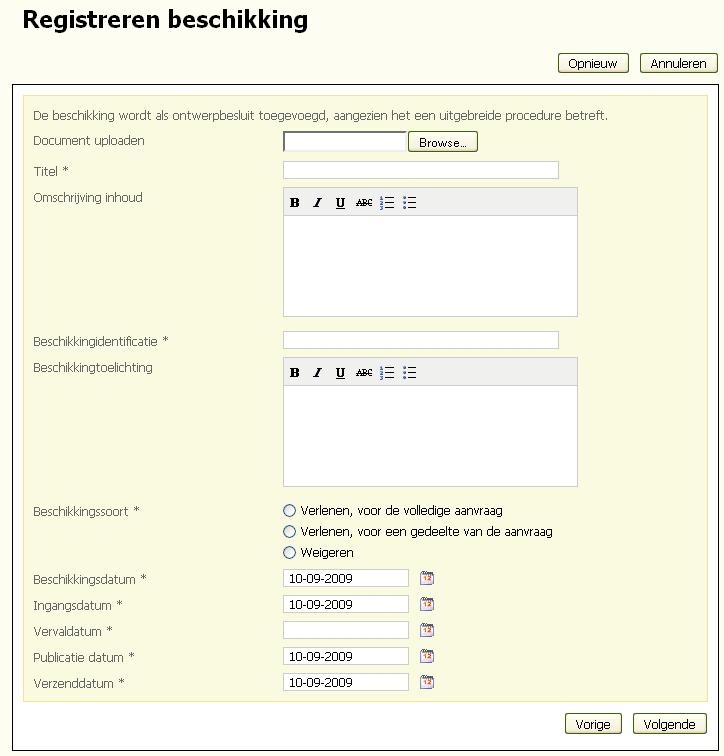 Handleiding Omgevingsloket online - Rol coördinator - versie 2.