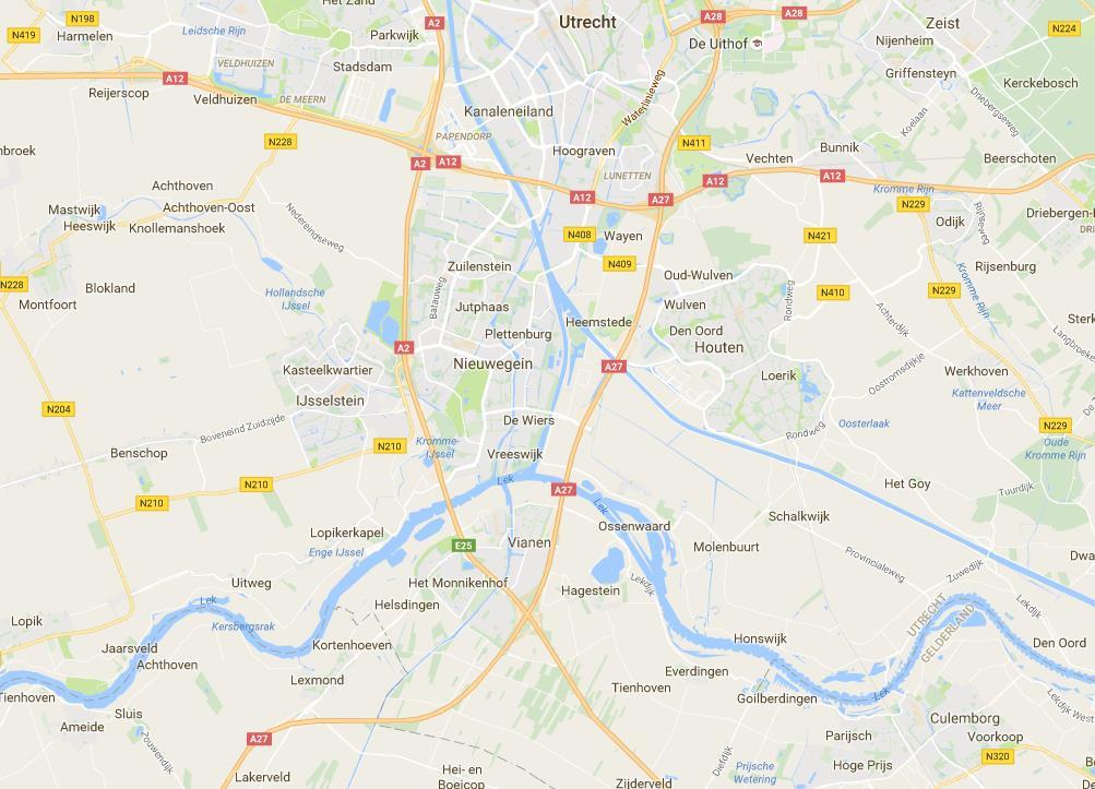 De snelwegverbinding naar de A12 richting Den Haag en Arnhem en de A2 richting Amsterdam en Eindhoven is op zeer korte afstand.