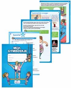 1.8 Extra producten van Gymstars 1.7.1 Gymboekje Voor de kinderen (6-12 jaar) die het Gymstars-programma volgen, is er een Gymboekje.