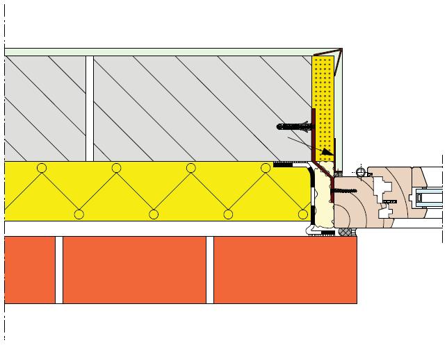 Aandachtspunten voor de praktijk - 4 Renovatie Met waterdicht damp open membraan, gekleefd op binnen en buitenspouwblad, als vochtscherm.