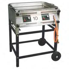 Exclusief houtskool Houtskool kan meebesteld worden Barbecue met draaispit, voor houtskool Artikelnr.