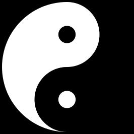 Energieleer Yin en Yang Meest bekende symbool ter wereld Onderdeel van Taoïsme Tao is het
