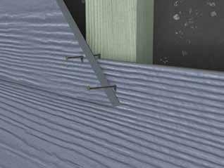 INSTALLATIE 15 Installatiemethoden Cembrit Plank horizontaal Installatie van Cembrit Plank op hout of staal 1. Cembrit Windstopper of gelijkwaardig dampscherm 2.