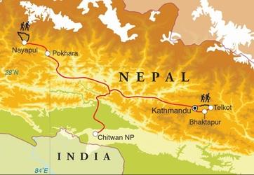 Re i ssc h e m a Dag 1 Brussel - Kathmandu Dag 2 Aankomst Kathmandu Dag 3 Kathmandu Dag 4 Kathmandu, wandeling Sankhu - Nagarkot Dag 5 Nagarkot, wandeling Telkot - Bhaktapur Dag 6 Bhaktapur - Pokhara