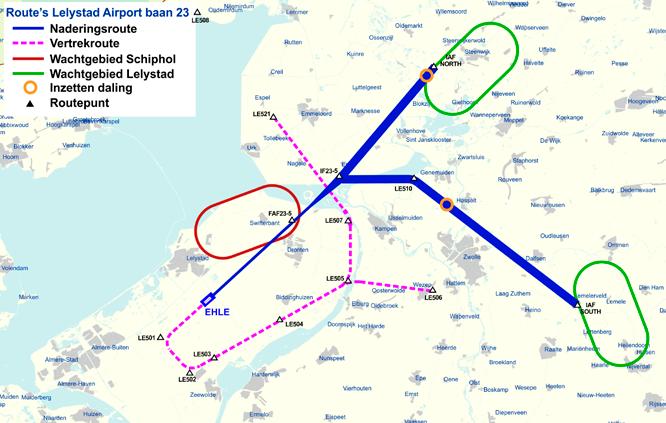 Lelystad  bij gebruik Baan