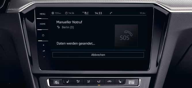 03 02 04 1) Niet voor het standaard model beschikbaar. 2) Het gebruik van Car-Net Security & Services valt onder een aparte online overeenkomst met Volkswagen AG.