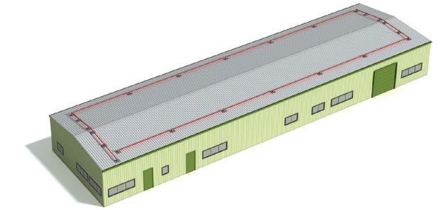 Een op rail gebaseerd ankersysteem kan worden gebruikt om gewicht over een groter dakvlak te verspreiden.
