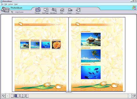 PictureGear Studio gebruike 3 Klik op List om de foto s te selectere die u uit beschikbare mappe i uw album wilt opeme. Het Photo List-vester verschijt.